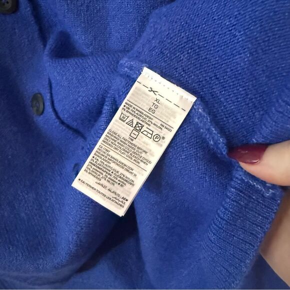 NEW Old Navy Royal Blue V-Neck Cardigan XL - Picture 4 of 5